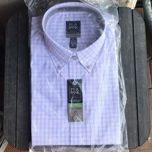 NWT Jos. A. Bank Traveler Long Sleeve Button-Down Dress Shirt